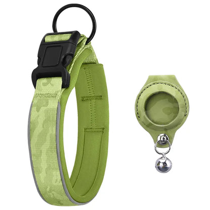 New Removable Locating Pet Collar Airtag Collar Anti-Lost Dog Tracker Protective Case Dog Collar Outdoors Walking Pet Supplies